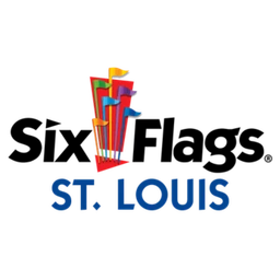 Six Flags St Louis theme park logo