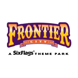 Six Flags Frontier City theme park logo